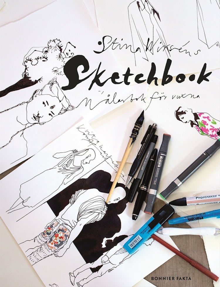 Stina Wirséns Sketchbook - finns i Rutströms bokhandel