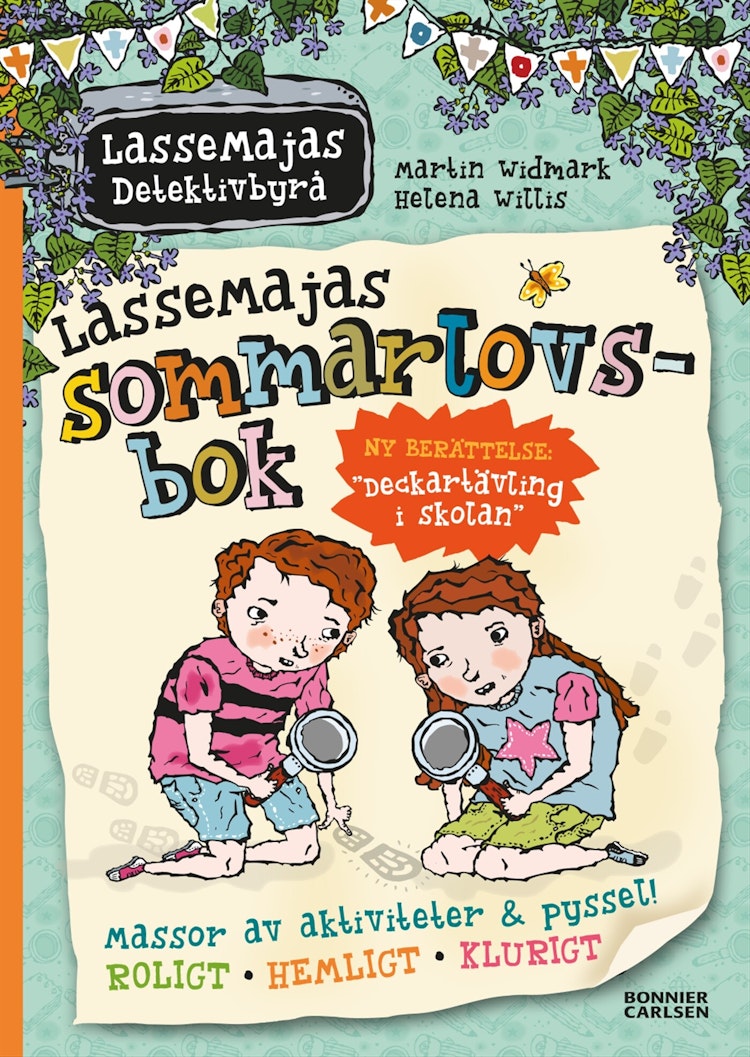 LasseMajas sommarlovsbok. Deckartävling i skolan - finns i Rutströms bokhandel