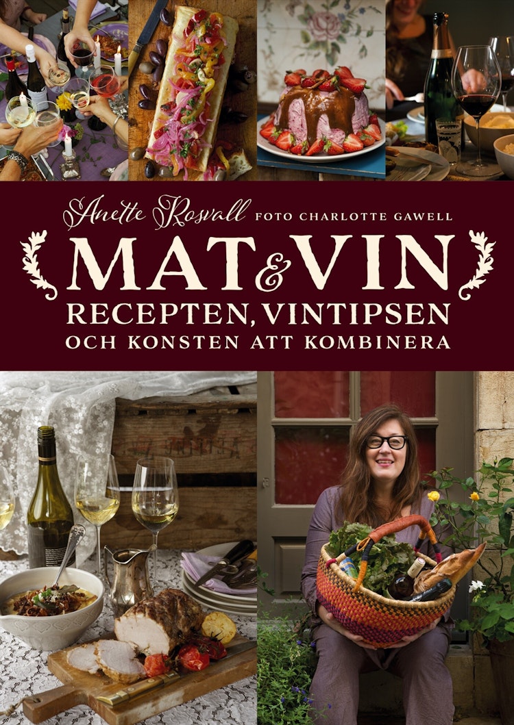 Mat & vin - recepten, vintipsen och konsten att kombinera - finns i Rutströms bokhandel