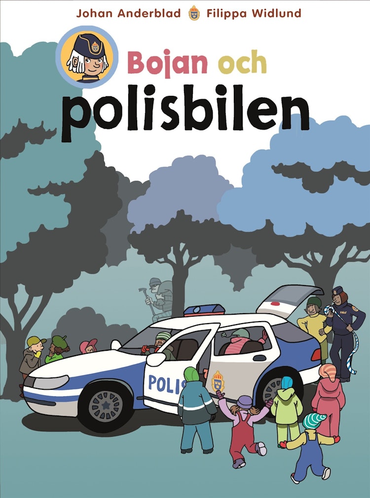 Bojan och polisbilen - finns i Rutströms bokhandel