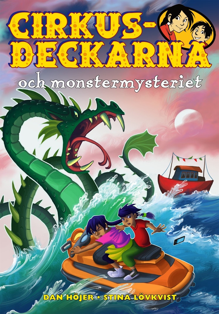 Cirkusdeckarna och monstermysteriet - finns i Rutströms bokhandel