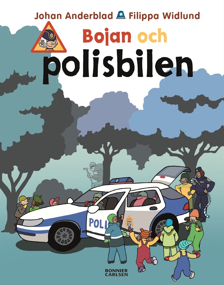 Bojan och polisbilen - finns i Rutströms bokhandel
