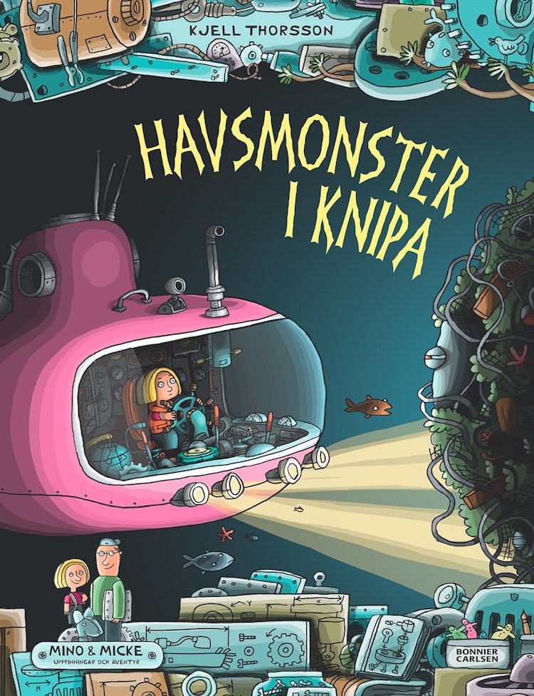 Mino och Micke. Havsmonster i knipa - finns i Rutströms bokhandel