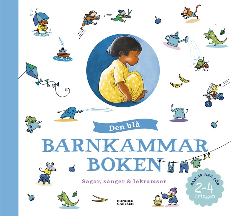 Den blå barnkammarboken - finns i Rutströms bokhandel
