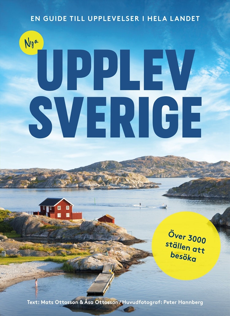Nya Upplev Sverige - finns i Rutströms bokhandel