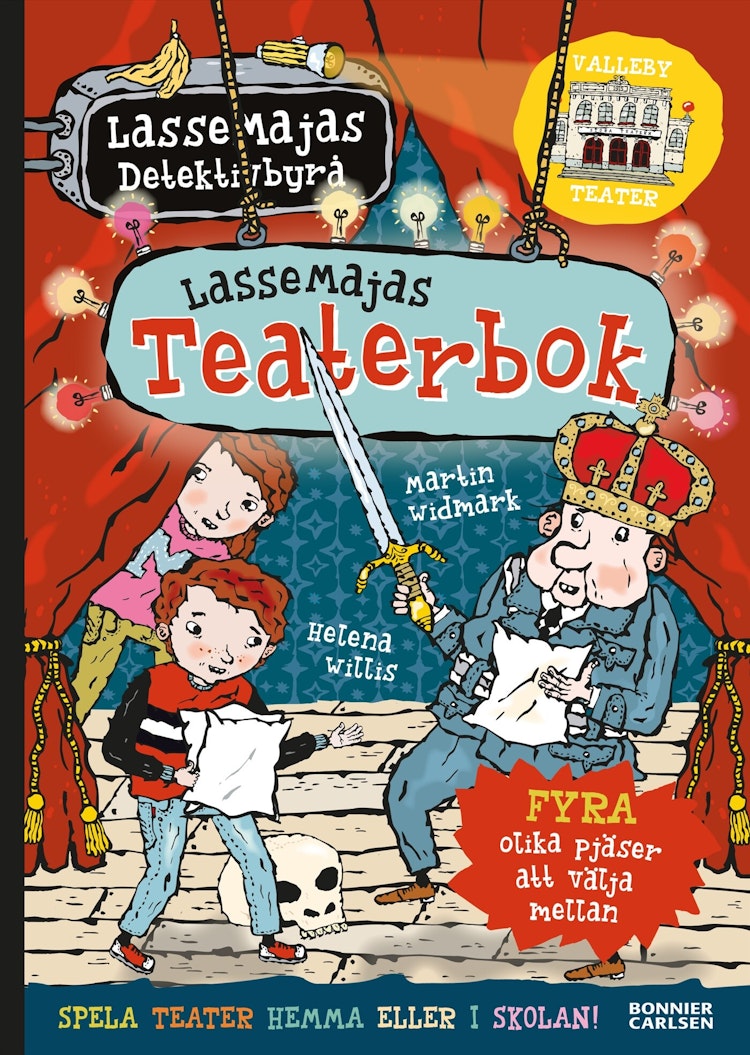 LasseMajas teaterbok - finns i Rutströms bokhandel