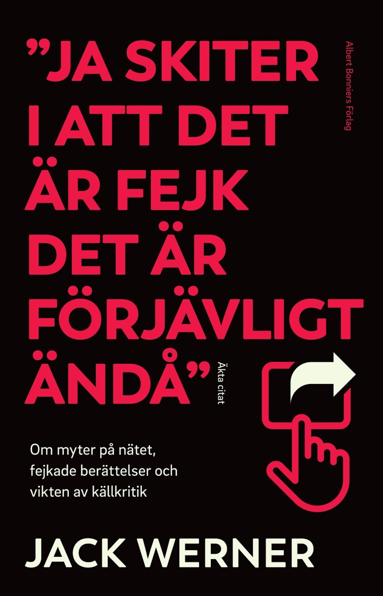 Ja skiter i att det är fejk det är förjävligt ändå - finns i Rutströms bokhandel