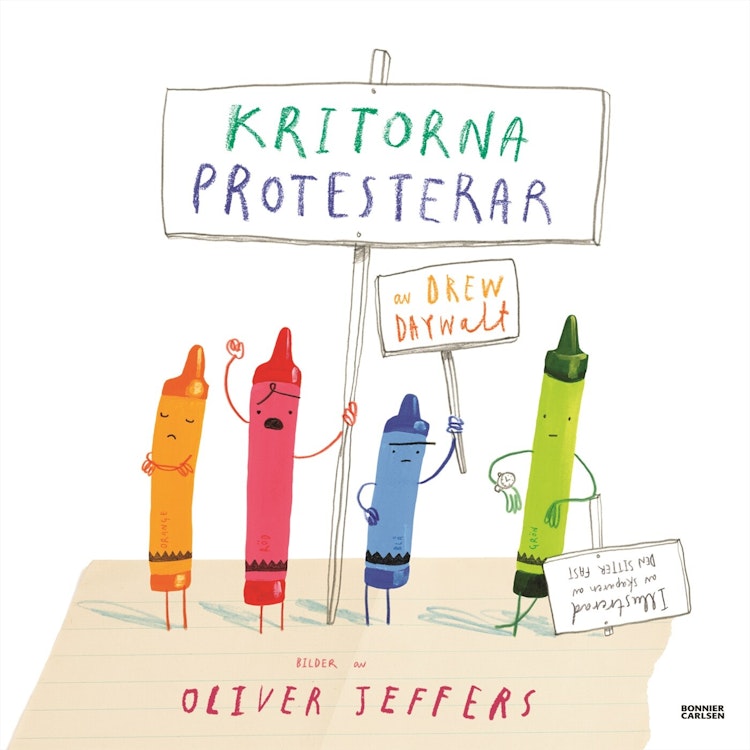 Kritorna protesterar - finns i Rutströms bokhandel