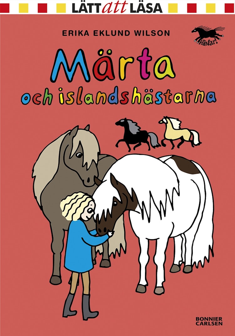 Märta och islandshästarna - finns i Rutströms bokhandel