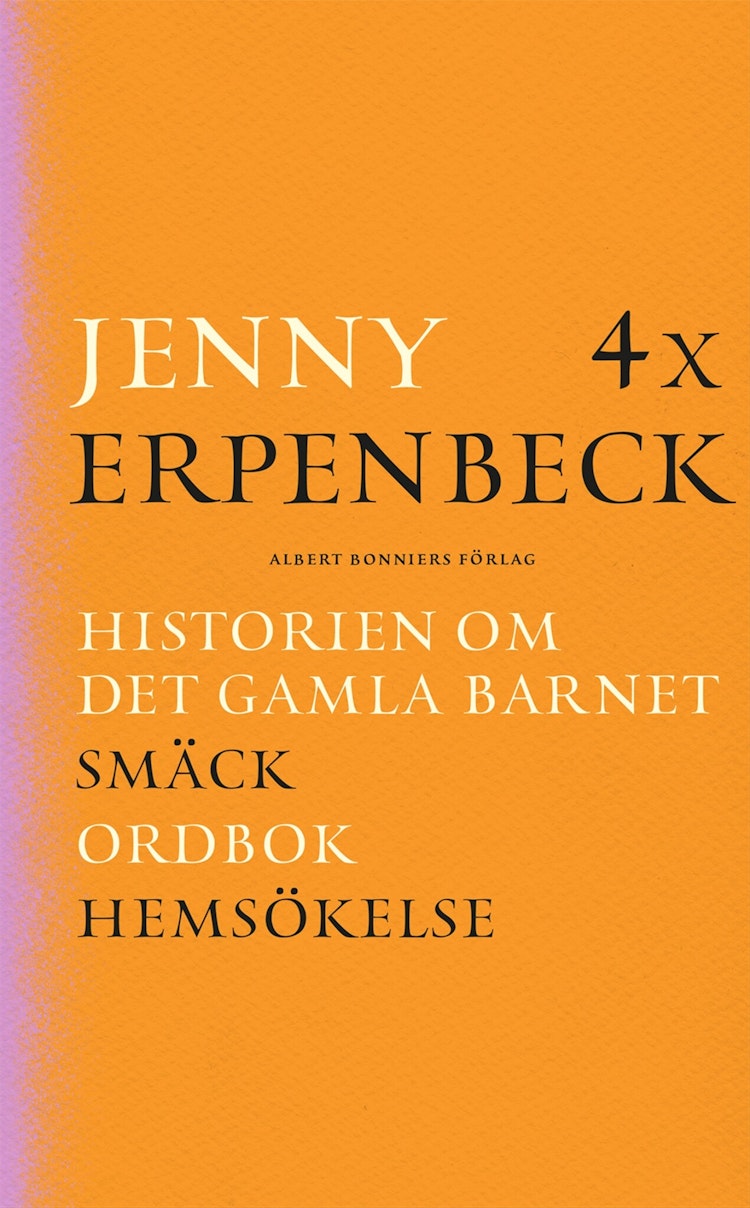 4 x Erpenbeck - finns i Rutströms bokhandel