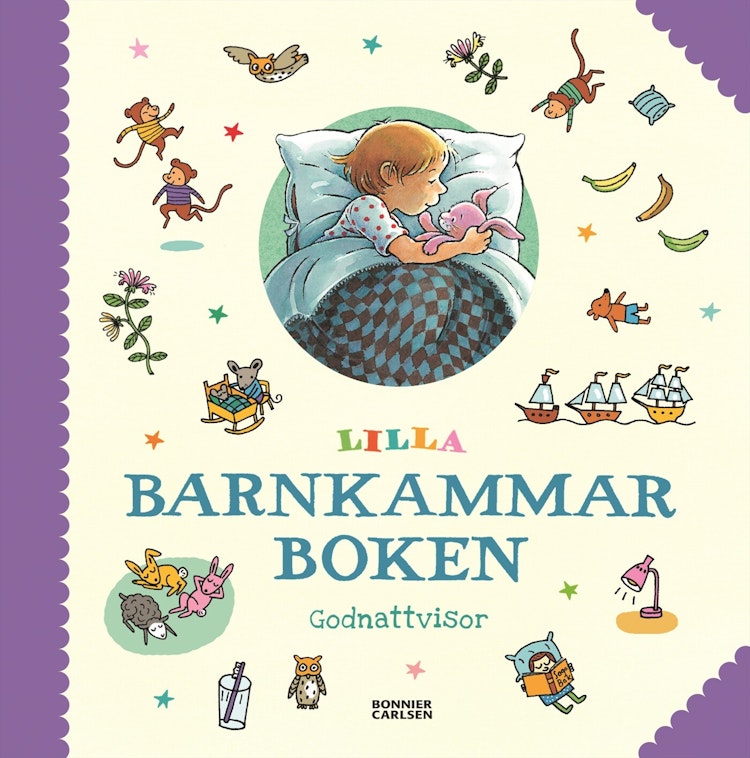 Lilla barnkammarboken. Godnattvisor - finns i Rutströms bokhandel