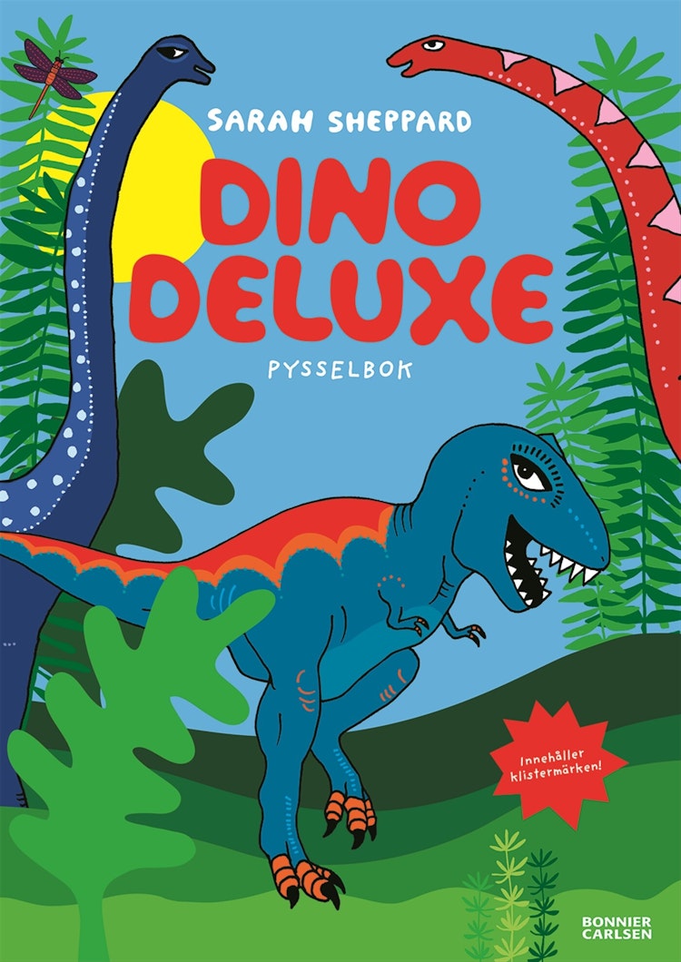Dino deluxe – pysselbok med klistermärken - finns i Rutströms bokhandel