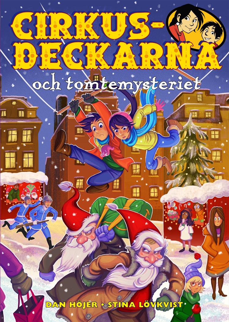 Cirkusdeckarna och tomtemysteriet - finns i Rutströms bokhandel
