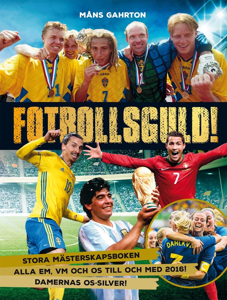 Fotbollsguld - Stora mästerskapsboken - finns i Rutströms bokhandel