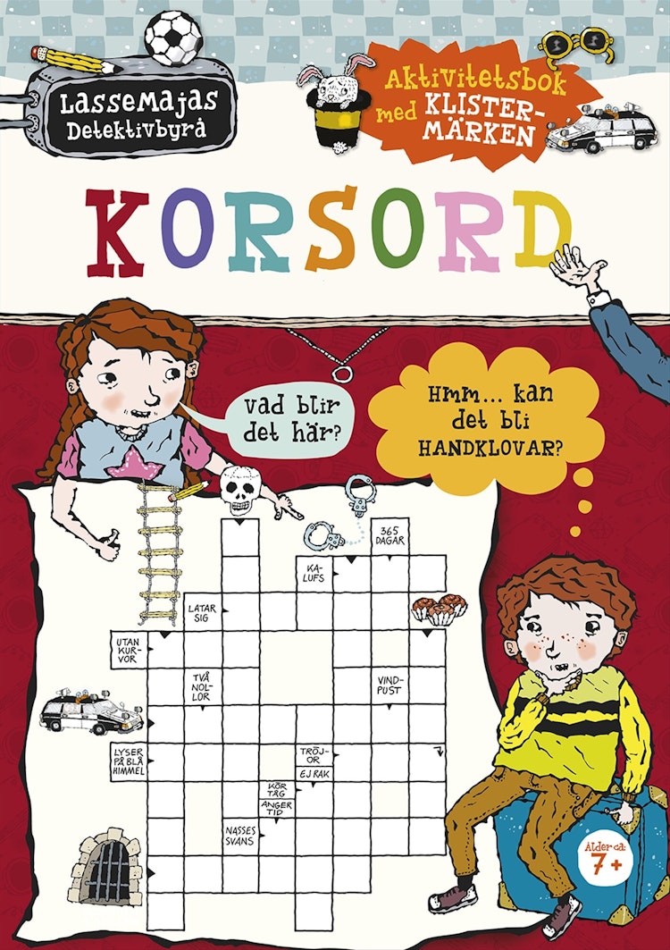 LasseMajas Detektivbyrå. Korsord - finns i Rutströms bokhandel