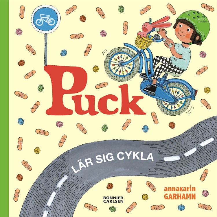 Puck lär sig cykla - finns i Rutströms bokhandel