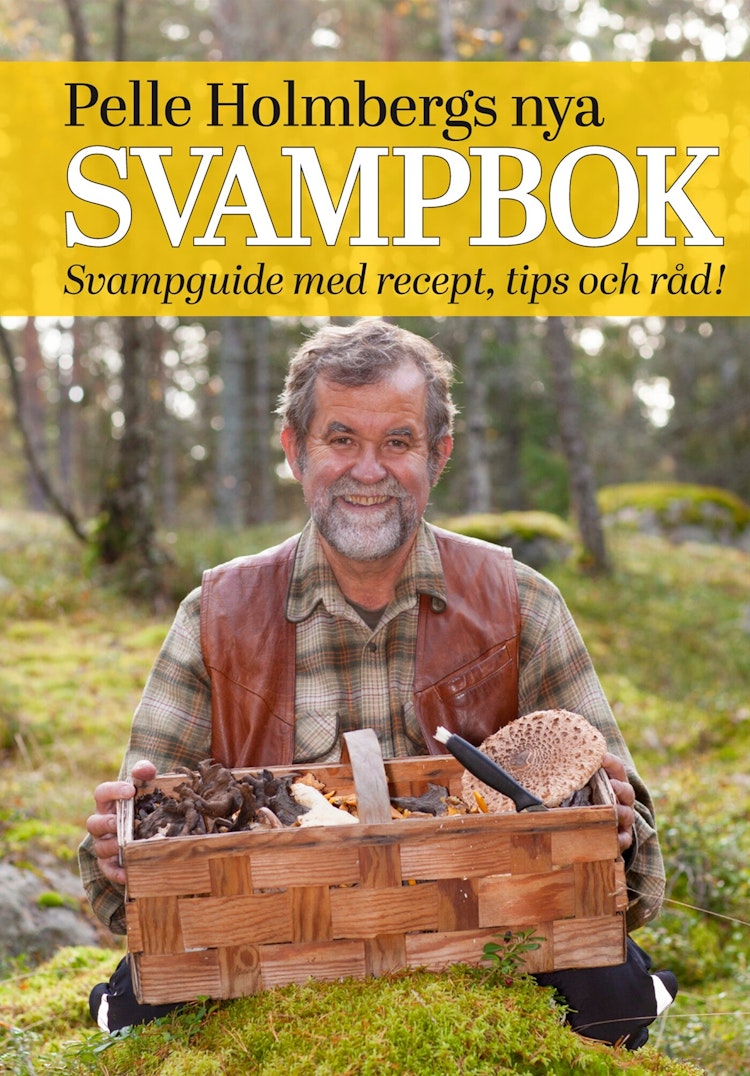 Pelle Holmbergs nya svampbok - finns i Rutströms bokhandel