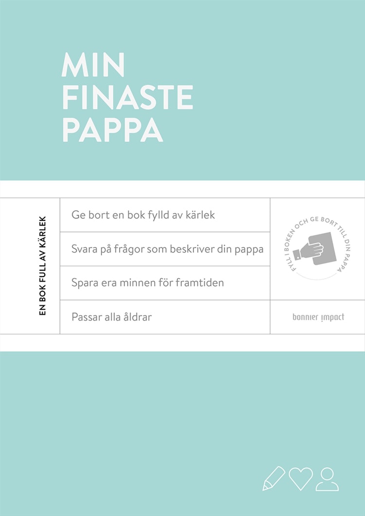 Min finaste pappa: en fyll-i-bok - finns i Rutströms bokhandel