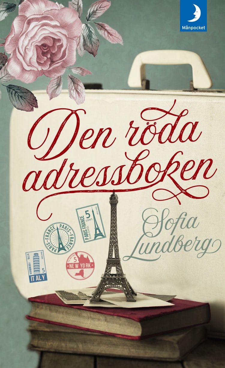 Den röda adressboken - finns i Rutströms bokhandel