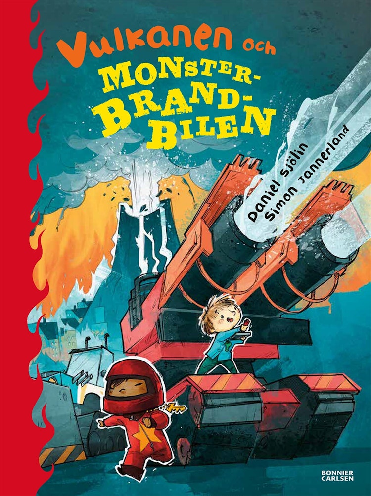 Vulkanen och monsterbrandbilen - finns i Rutströms bokhandel