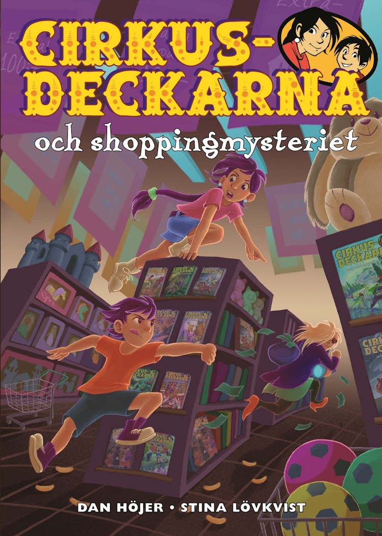 Cirkusdeckarna och shoppingmysteriet - finns i Rutströms bokhandel