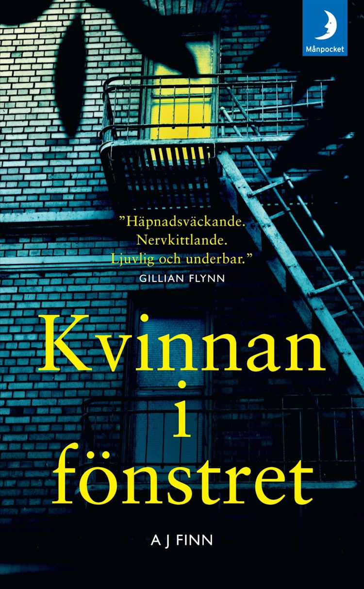 Kvinnan i fönstret - finns i Rutströms bokhandel