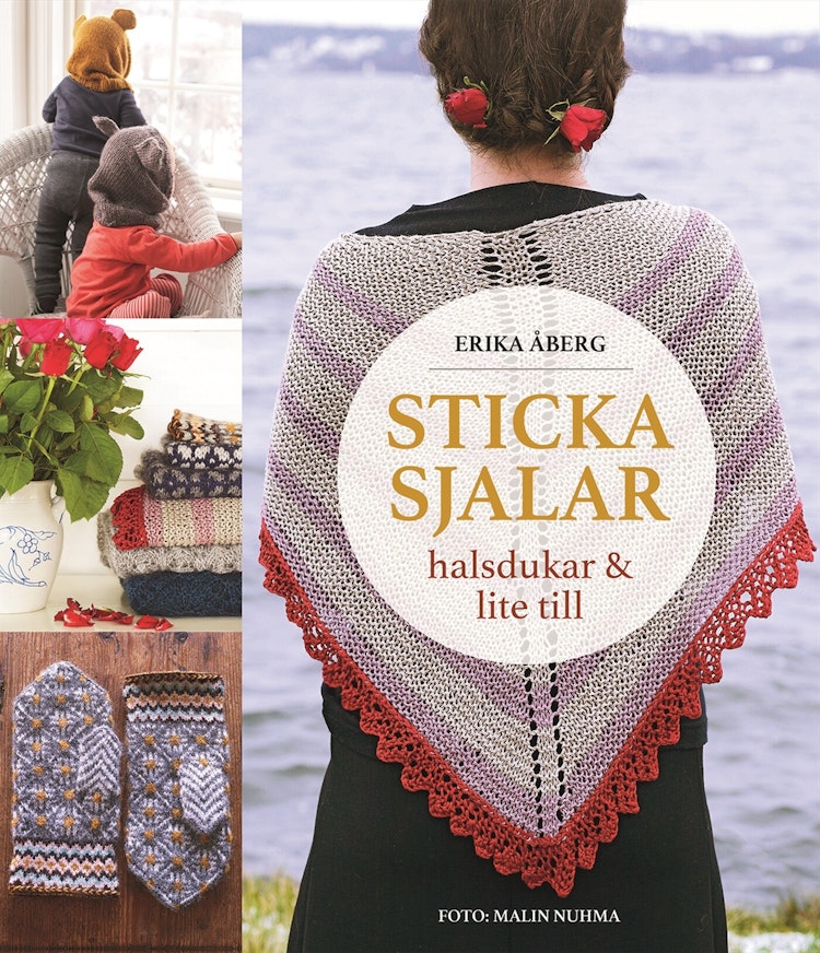 Sticka sjalar, halsdukar och lite till - finns i Rutströms bokhandel