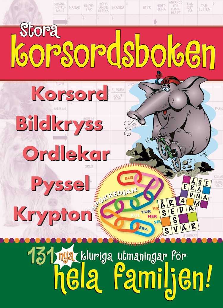 Stora korsordsboken 15 - finns i Rutströms bokhandel
