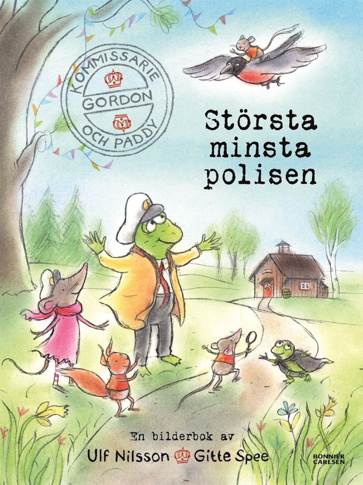 Kommissarie Gordon och Paddy. Största minsta polisen - finns i Rutströms bokhandel