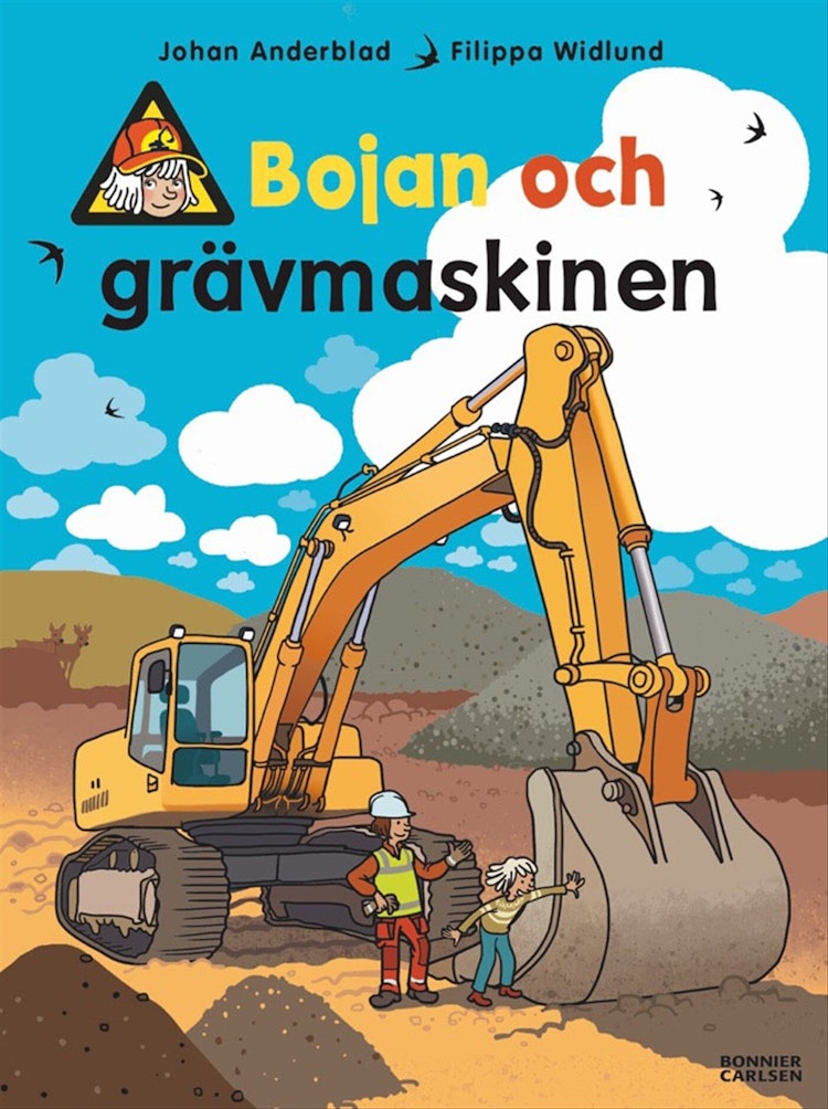 Bojan och grävmaskinen - finns i Rutströms bokhandel