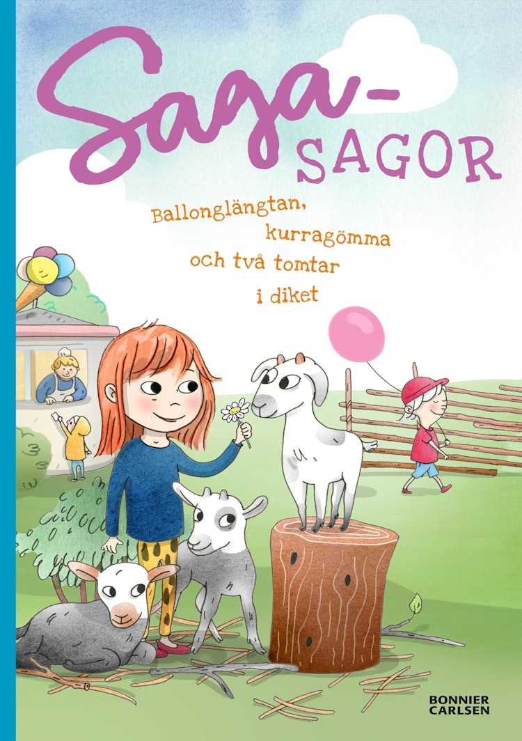 Sagasagor. Ballonglängtan, kurragömma och två tomtar i diket - finns i Rutströms bokhandel