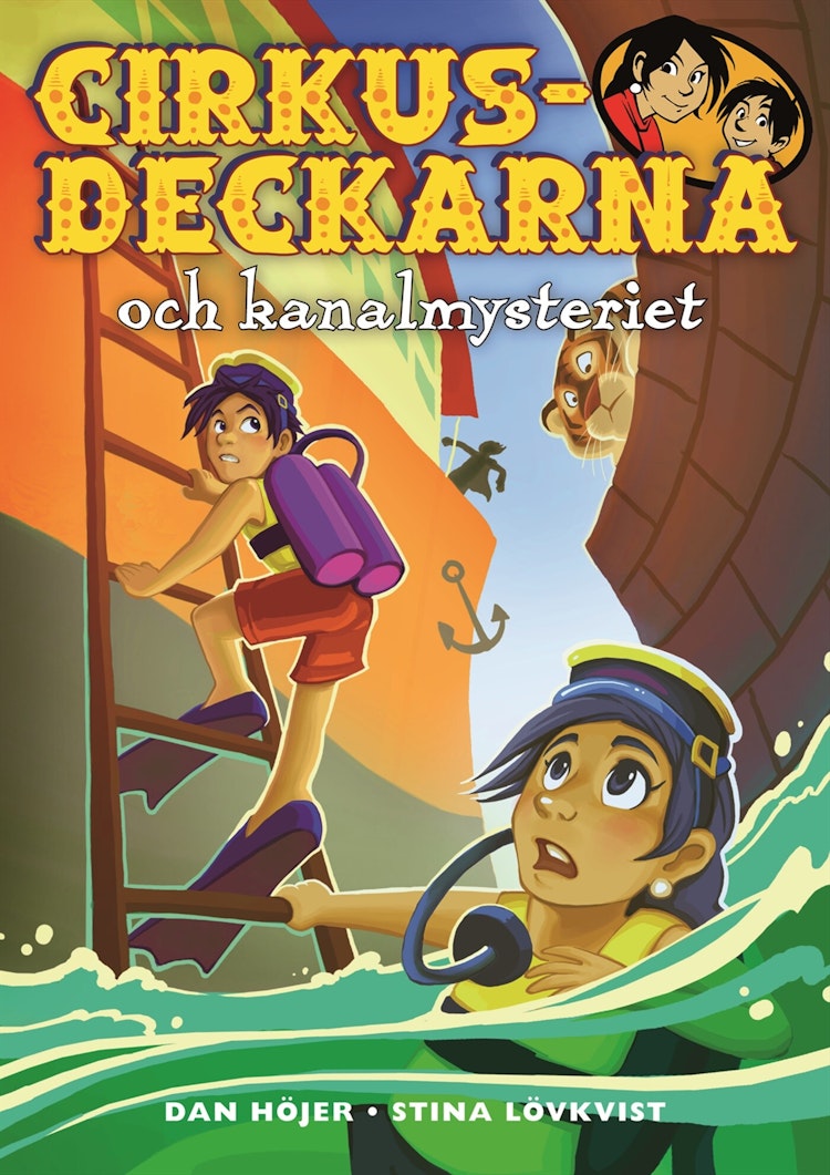 Cirkusdeckarna och kanalmysteriet - finns i Rutströms bokhandel