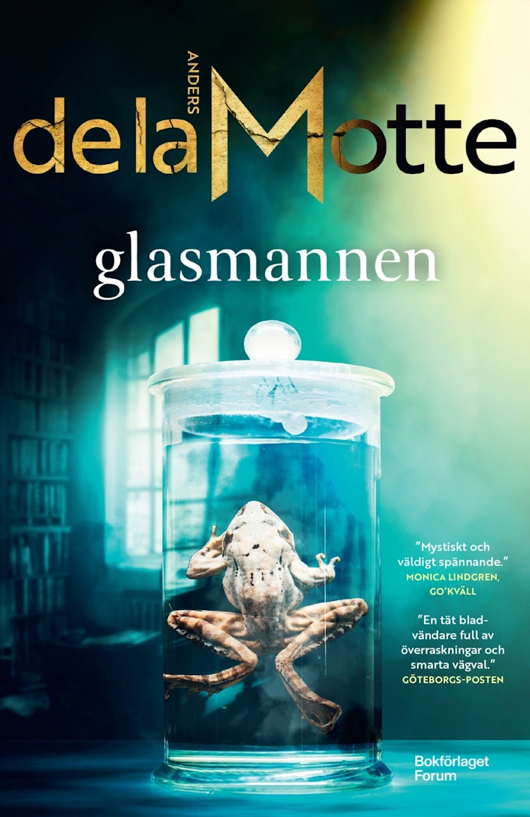 Glasmannen - finns i Rutströms bokhandel