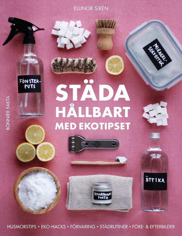 Städa hållbart med Ekotipset - finns i Rutströms bokhandel
