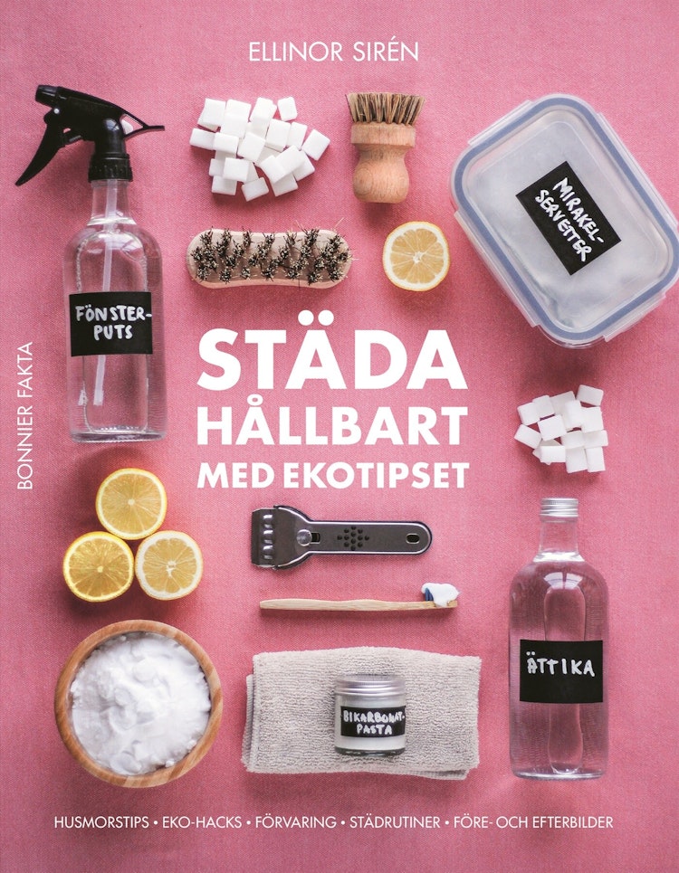 Städa hållbart med Ekotipset - finns i Rutströms bokhandel