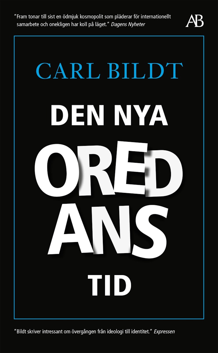 Den nya oredans tid - finns i Rutströms bokhandel