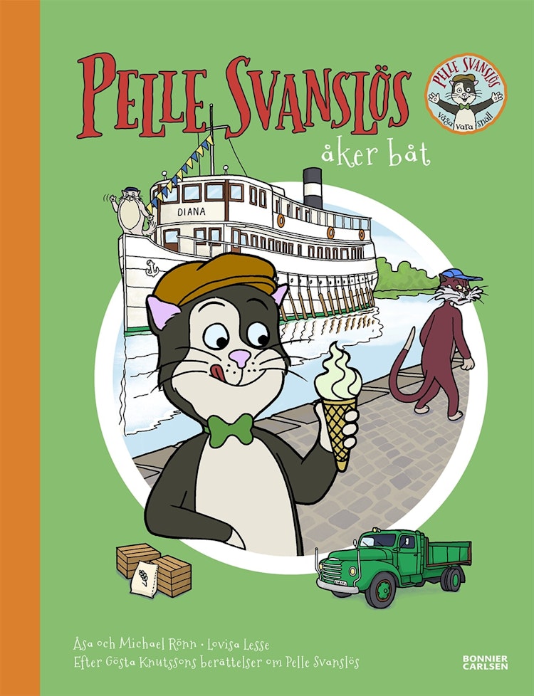 Pelle Svanslös åker båt - finns i Rutströms bokhandel
