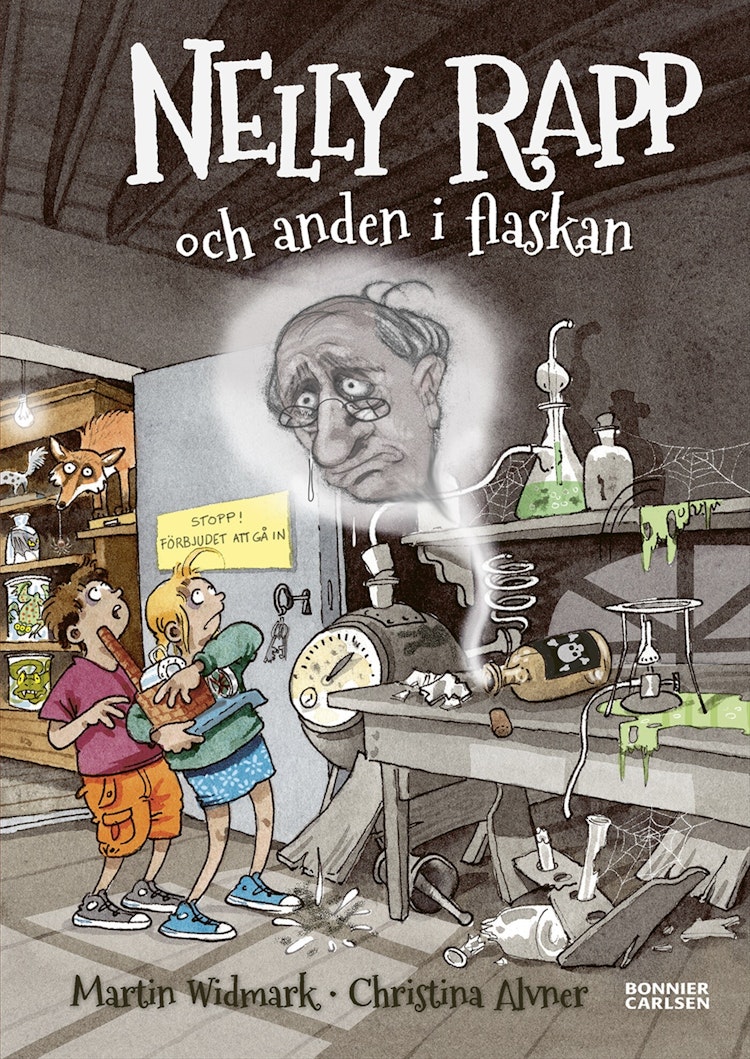 Nelly Rapp och anden i flaskan - finns i Rutströms bokhandel