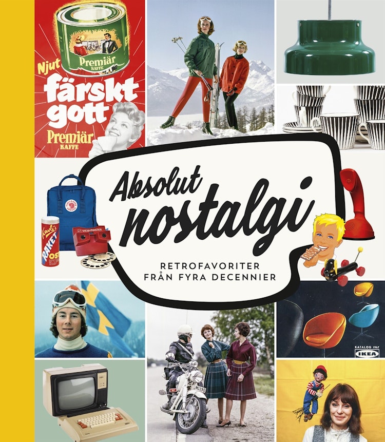 Absolut nostalgi – retrofavoriter från fyra decennier - finns i Rutströms bokhandel