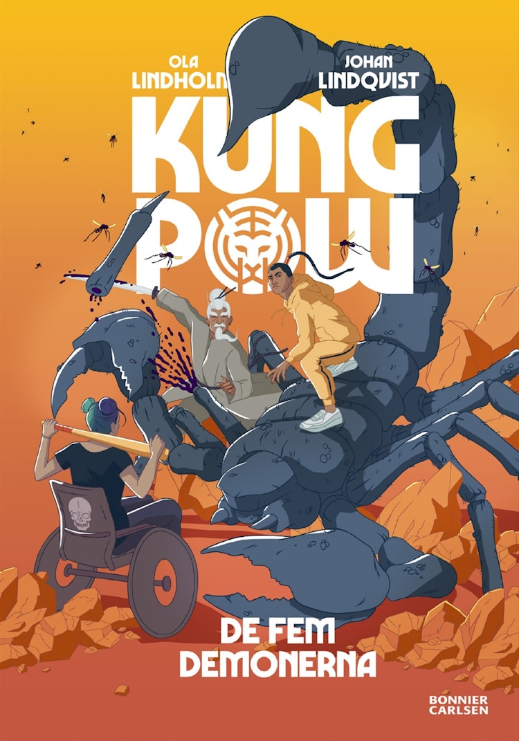 Kung Pow. De fem demonerna - finns i Rutströms bokhandel
