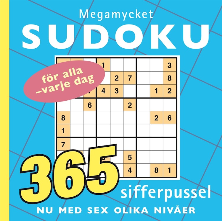 Megamycket sudoku - finns i Rutströms bokhandel