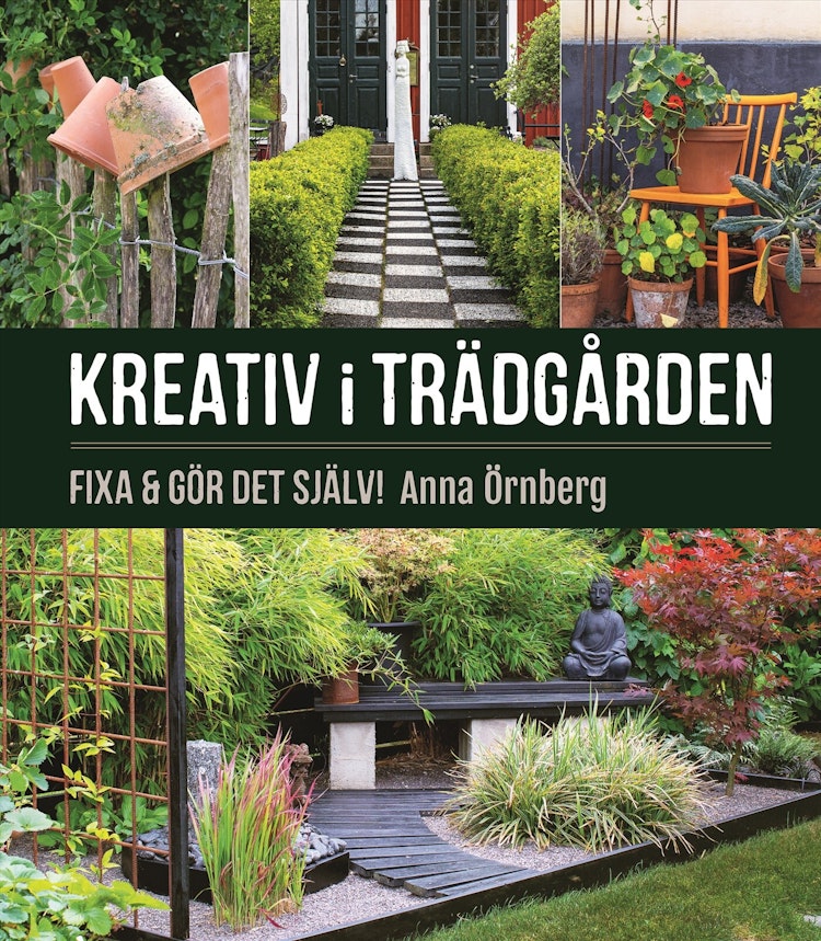 Kreativ i trädgården - finns i Rutströms bokhandel