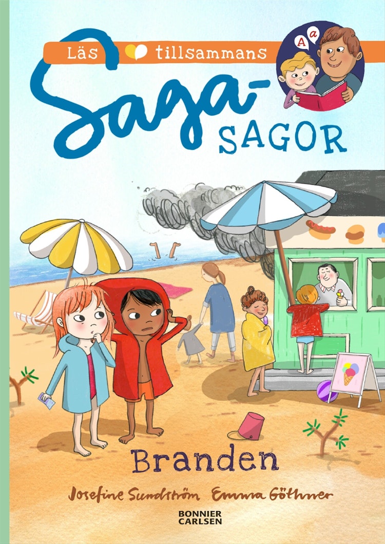 Sagasagor. Läs tillsammans. Branden - finns i Rutströms bokhandel