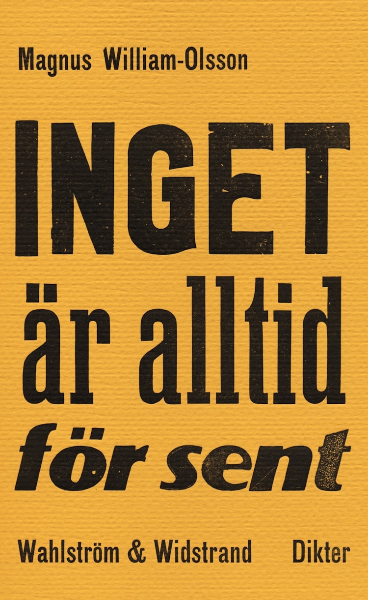 Inget är alltid för sent - finns i Rutströms bokhandel