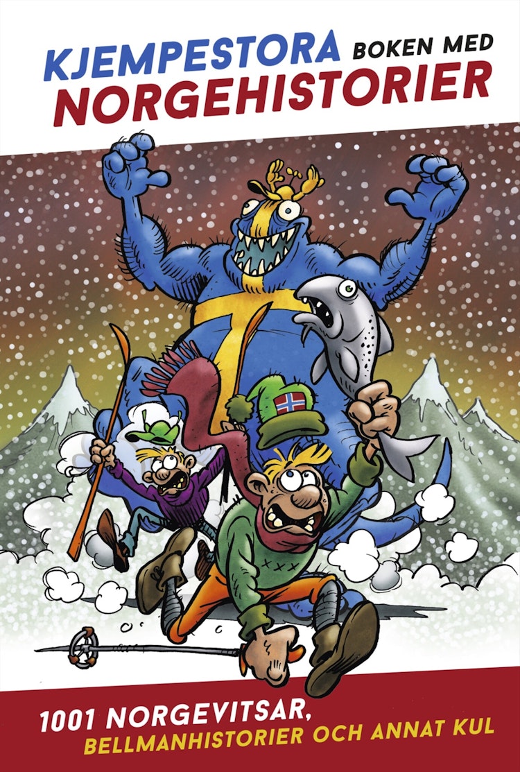 Kjempestora boken med Norgehistorier - finns i Rutströms bokhandel