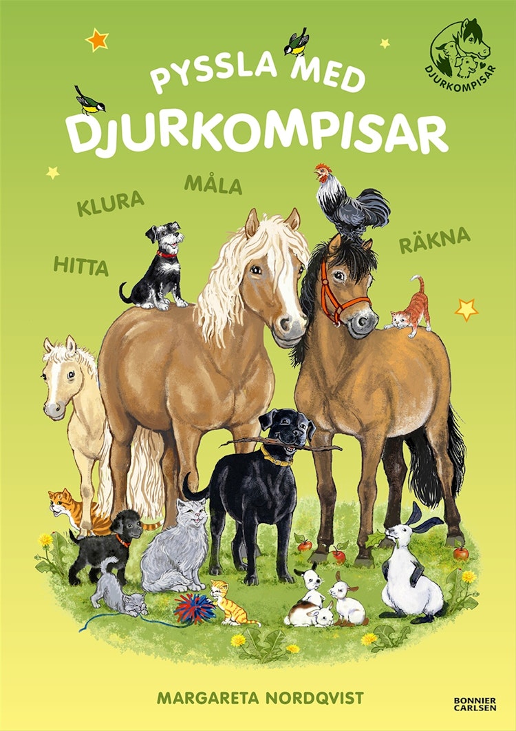 Pyssla med Djurkompisar - finns i Rutströms bokhandel