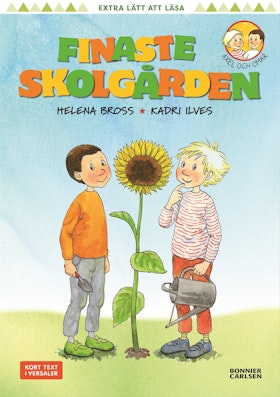 Axel och Omar. Finaste skolgården