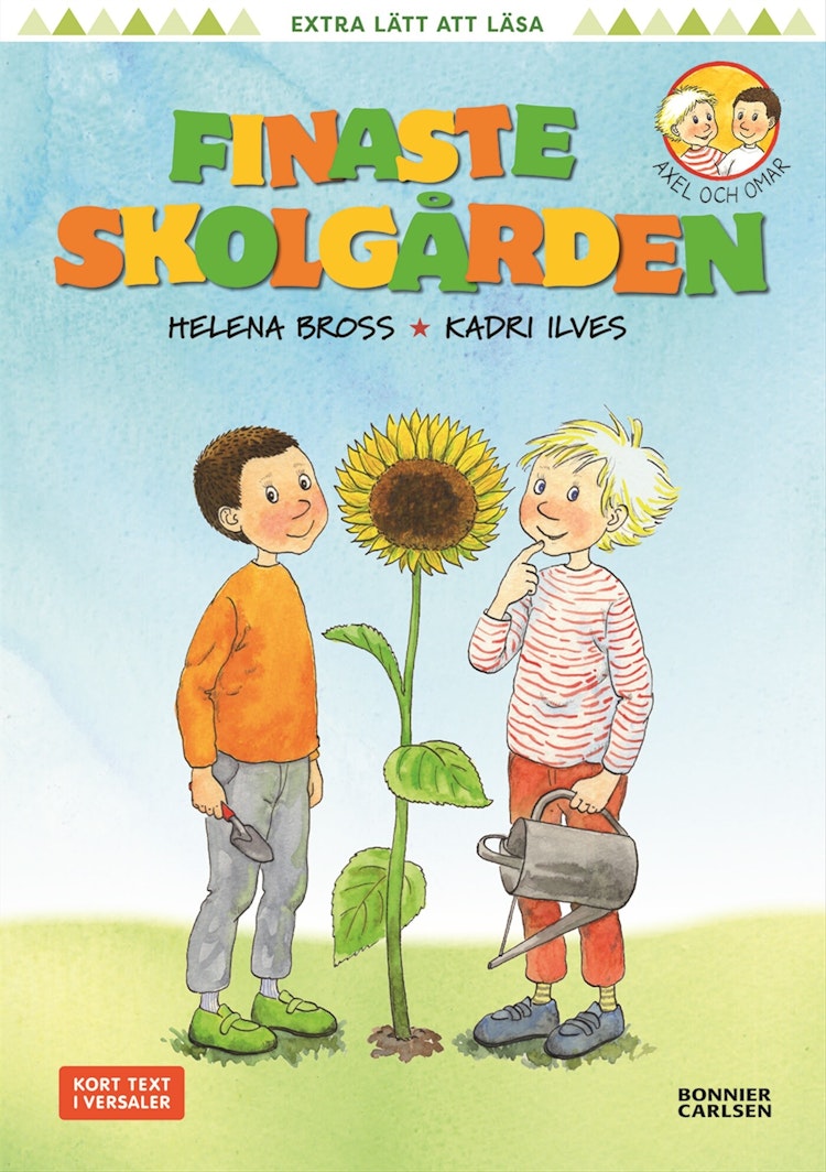 Axel och Omar. Finaste skolgården - finns i Rutströms bokhandel