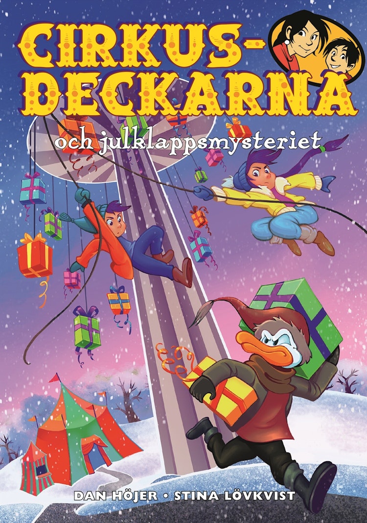 Cirkusdeckarna och julklappsmysteriet - finns i Rutströms bokhandel