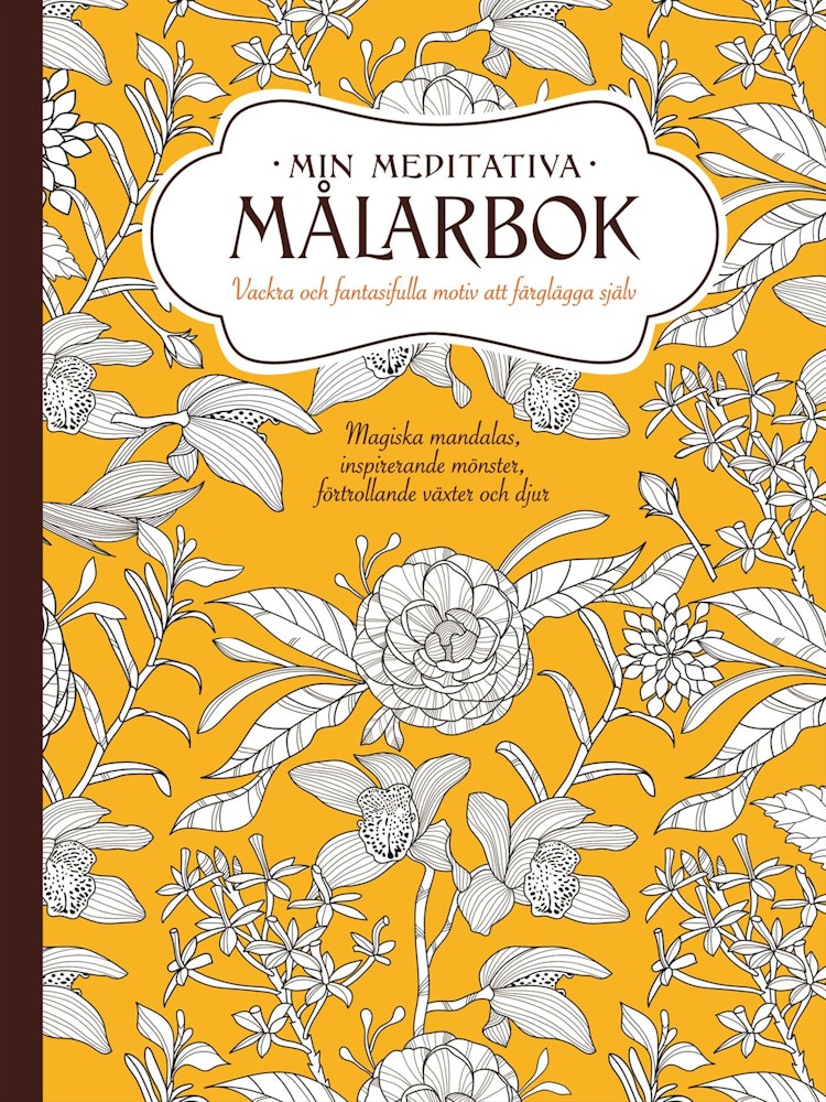 Min meditativa målarbok - finns i Rutströms bokhandel